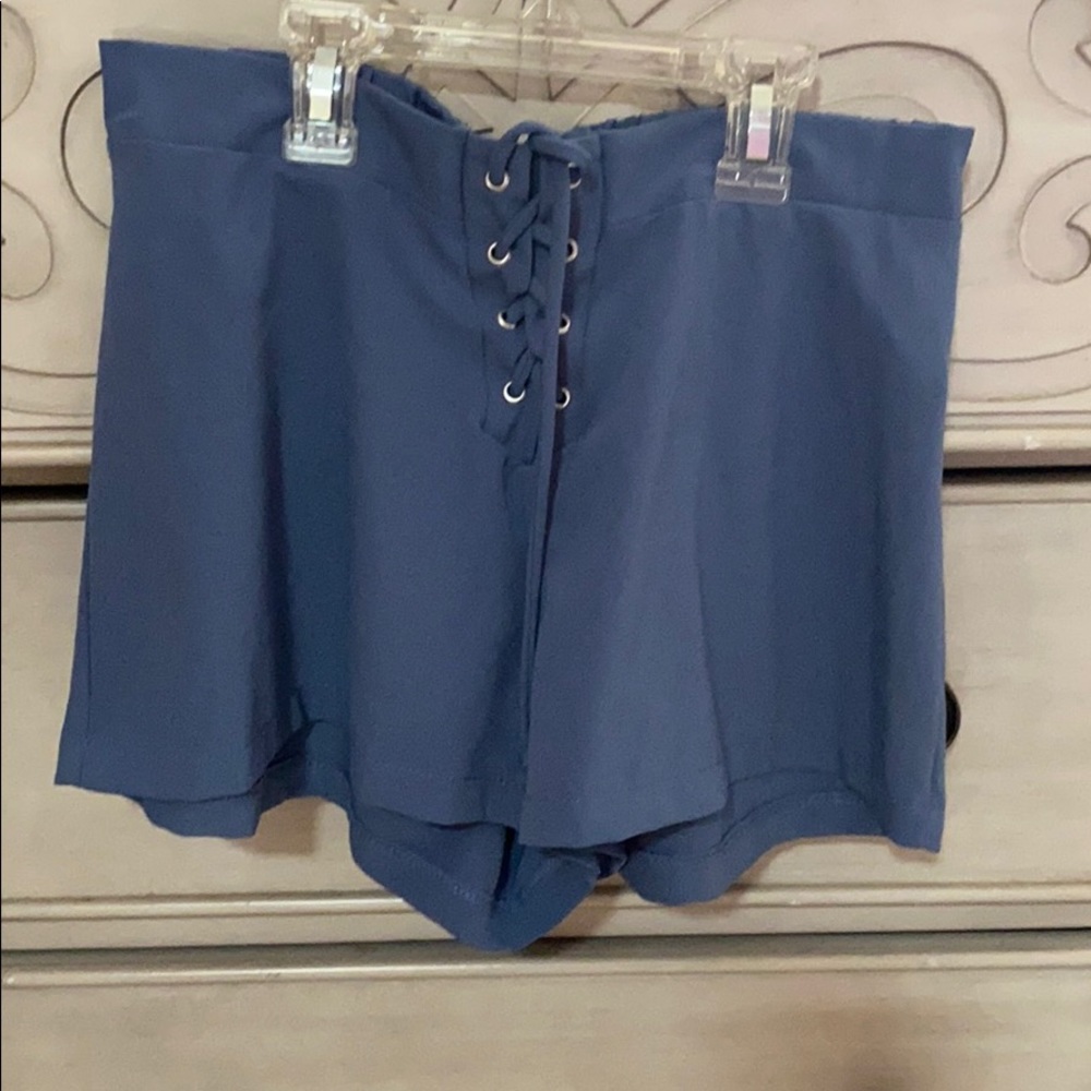 Blue shorts